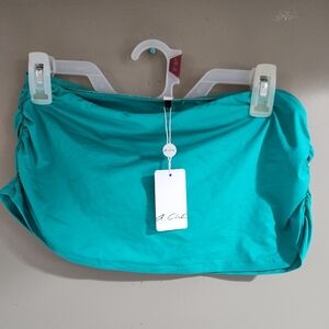 NWT A. Che Swim Bottom Size L Turqouise